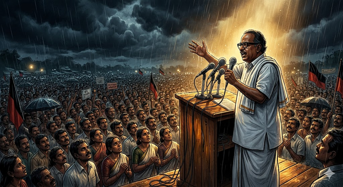 அண்ணாந்து பார் — அண்ணாவின் பிரம்மாண்டமான பேரணிக் கூட்டம்