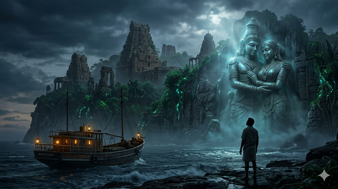 மோகினித் தீவு — ஒரு காட்சி