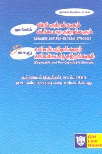 ஜாமீனில் விடுங் குற்றங்களும் விடக்கூடாத குற்றங்களும் - கைது செய்யுங் குற்றங்களும் செய்யக்கூடாத குற்றங்களும்