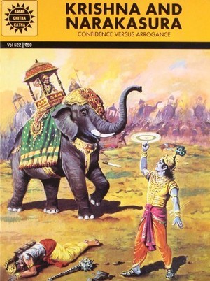 Krishna and Narakasura